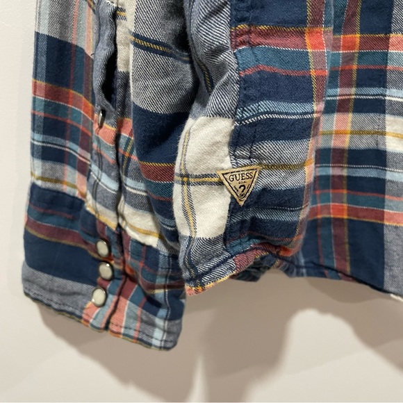 Men’s Guess Plaid Shirt Longe Sleeve Size XL - Picture 5 of 5